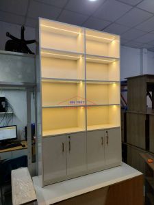 Tủ trưng bày có led vàng