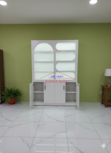 Tủ trưng bày ngang 1m4 x cao 2m sâu 30cm